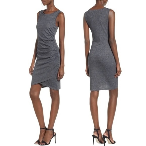 Leith Dresses & Skirts - Leith Charcoal Sleeveless Dress